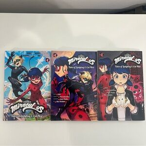 Miraculous Ladybug & Cat Noir Manga Set Vol 1–3 Kodansha – EUC